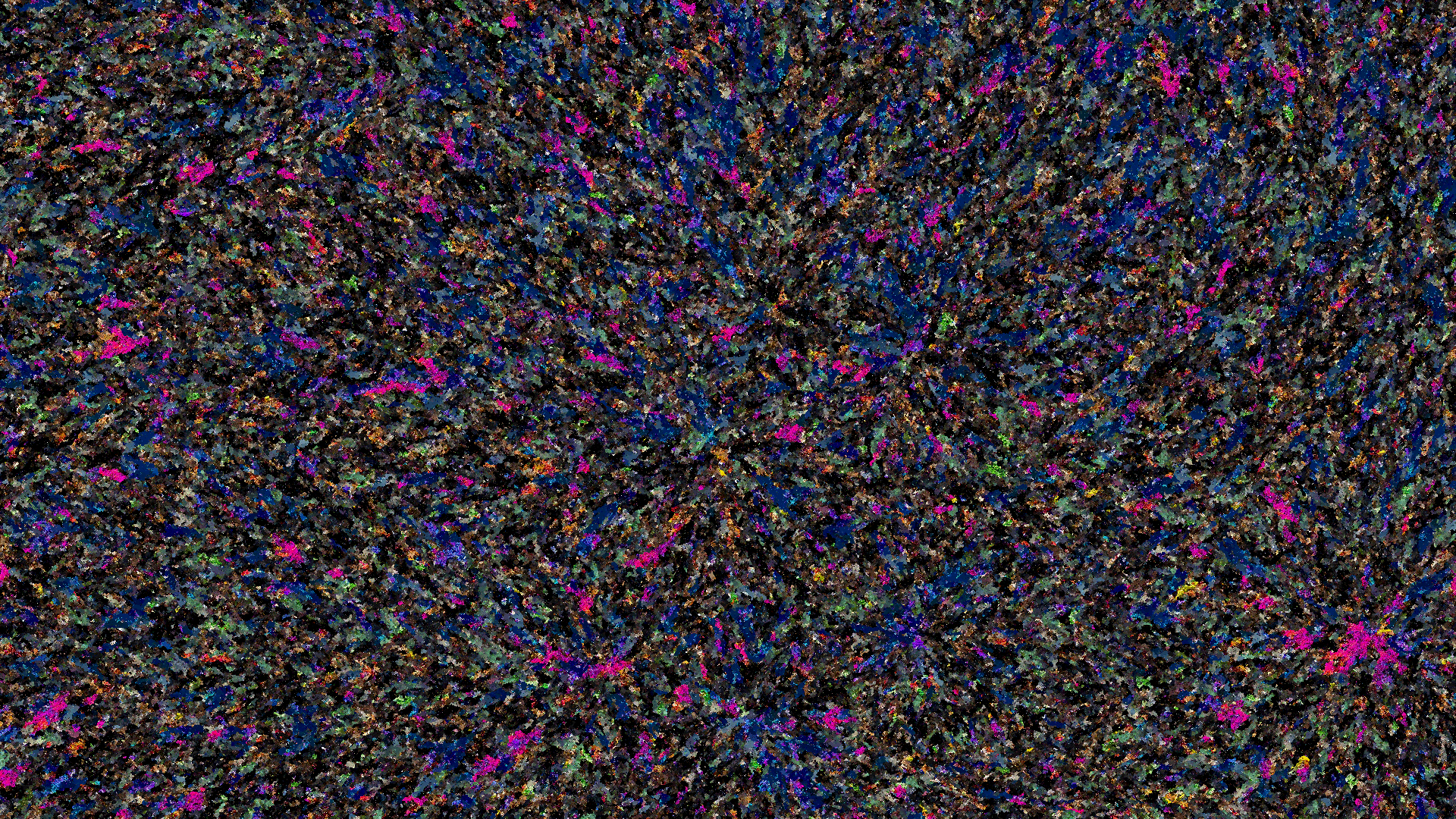 Procedural image generation output