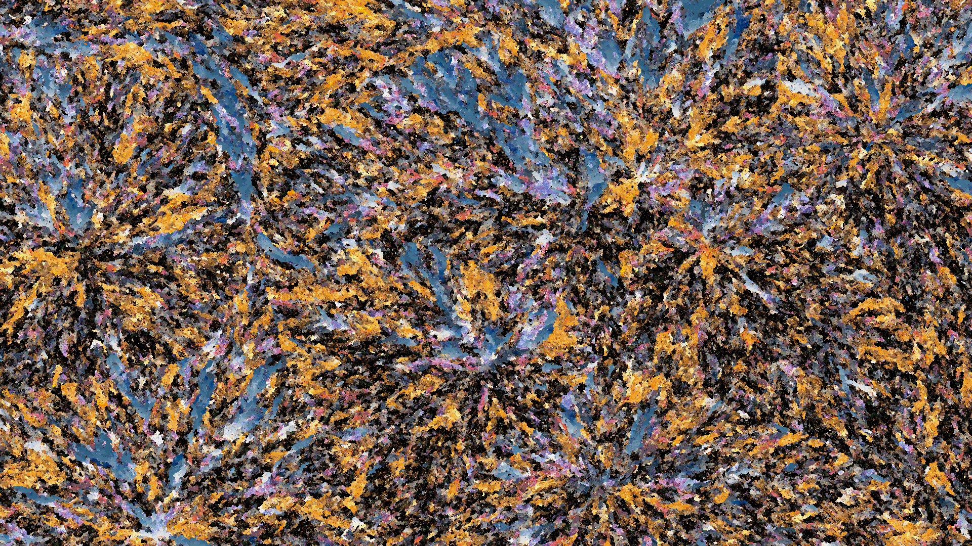 Procedural image generation output